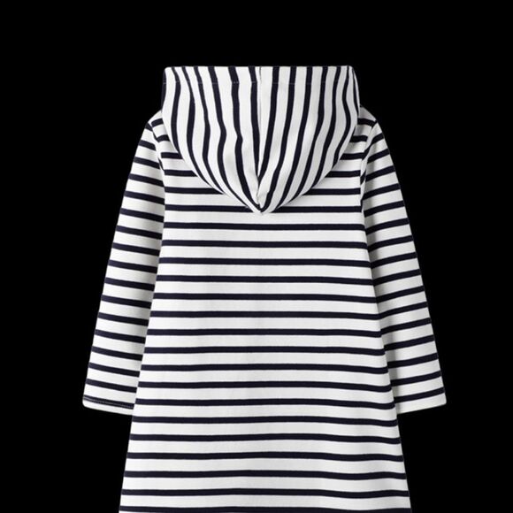 NEW Girls Hooded Long Sleeve Dress Rainbow Applique PLEASE READ DESCRIPTION - Picture 3 of 4